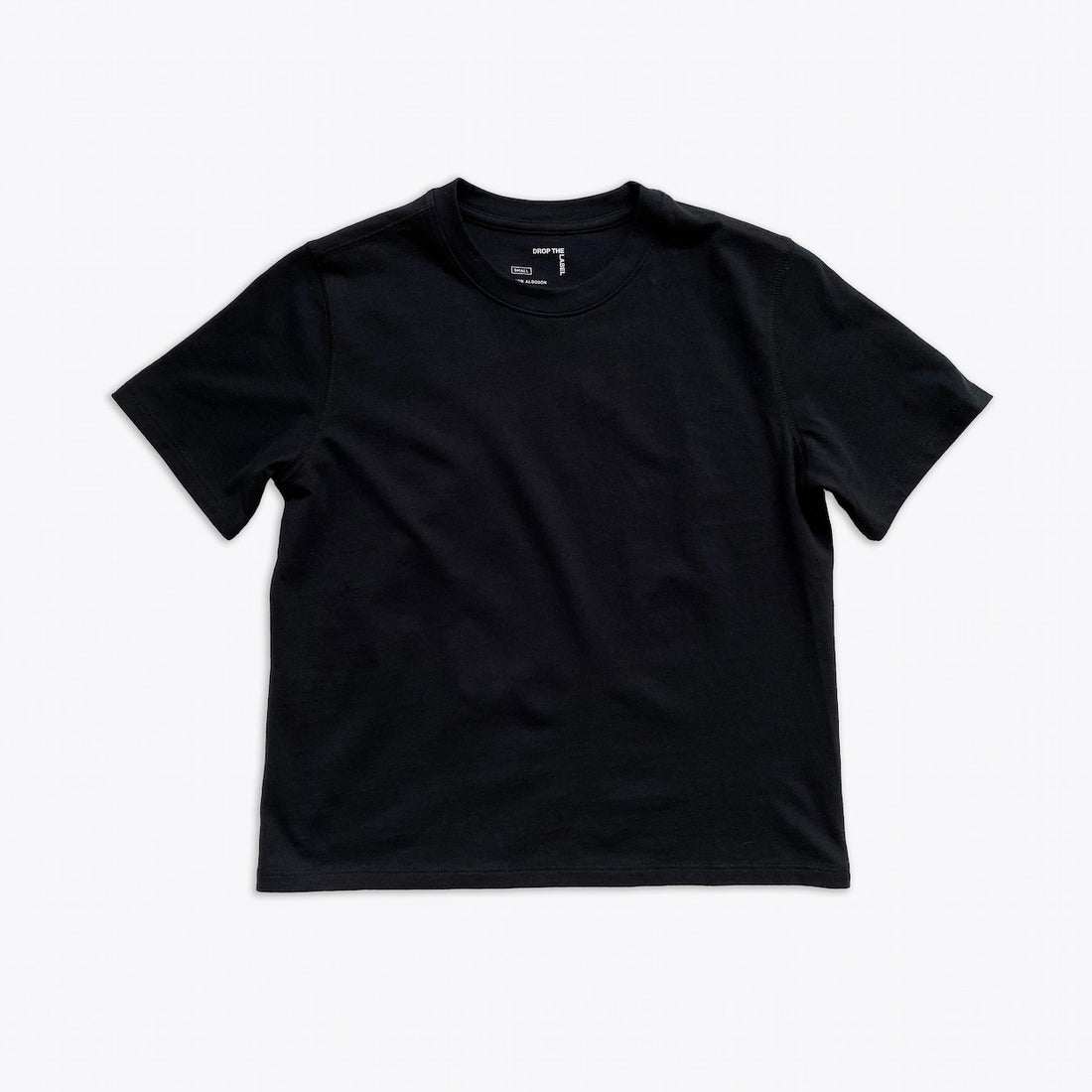 Boxy Tee | Heavy Cotton | Black