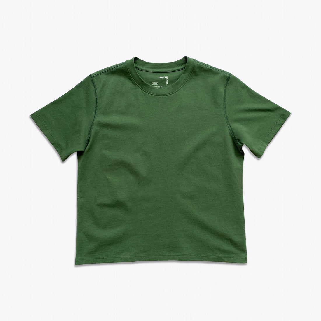 Boxy Tee | Heavy Cotton | Forest Green