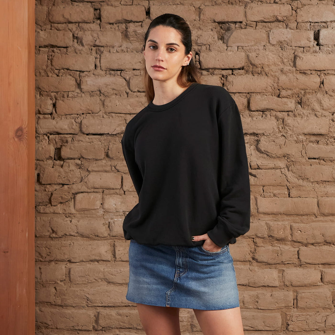 Heavyweight Sweatshirt | Cozy Cloud | Jet Black