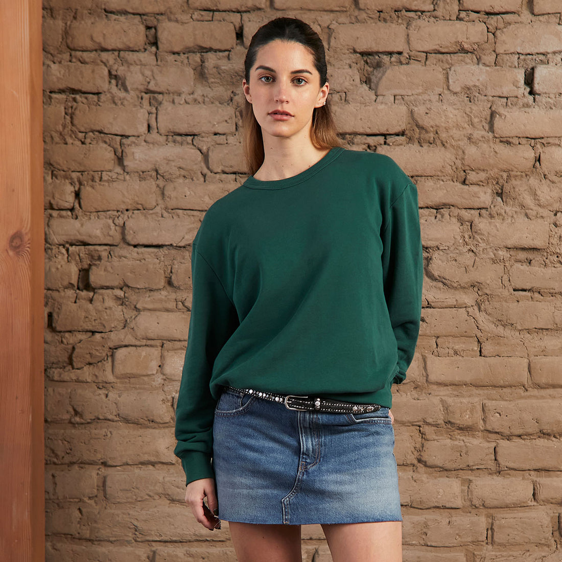 Heavyweight Sweatshirt | Cozy Cloud | Pine Green