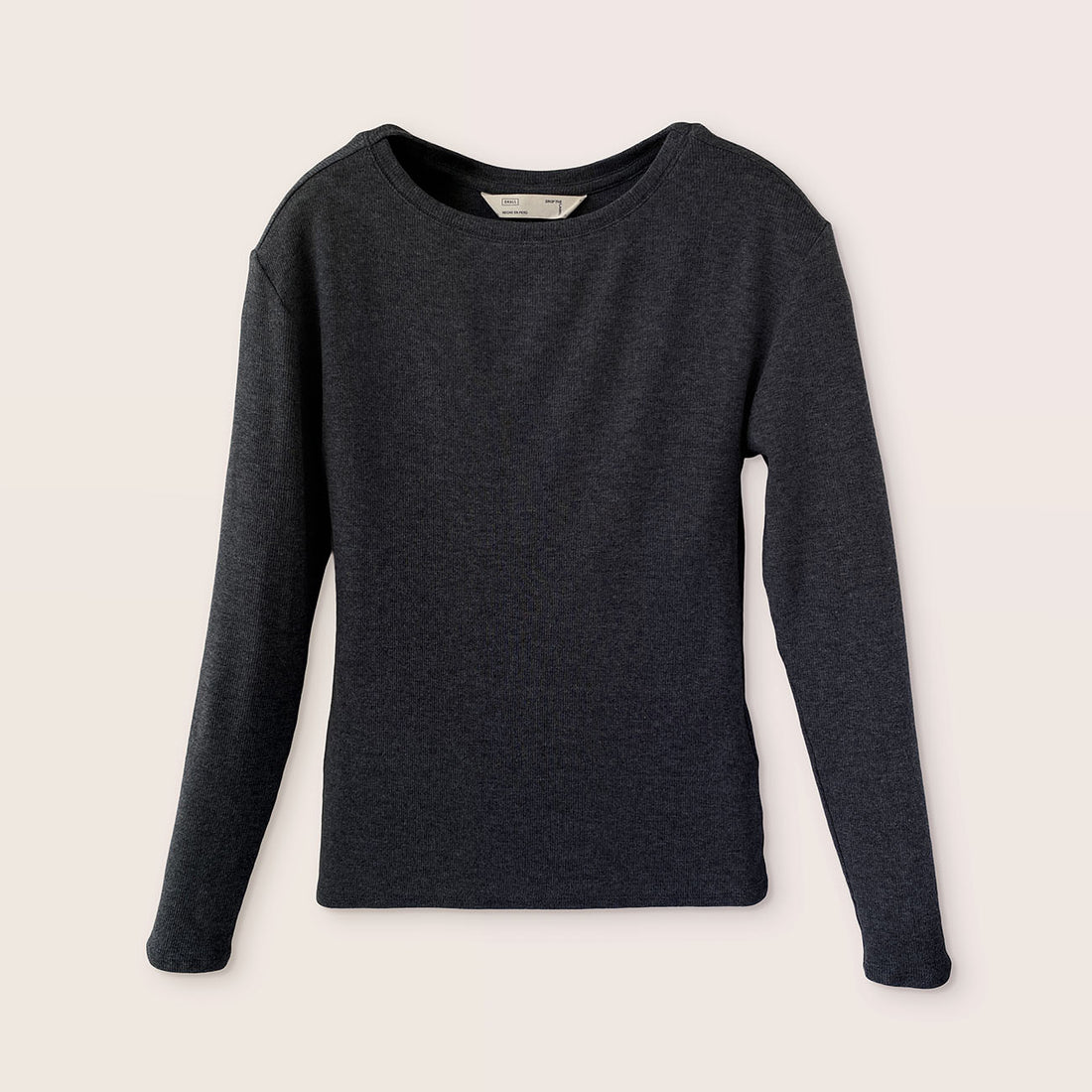 Long Sleeve | Essential Rib | Heather Gray