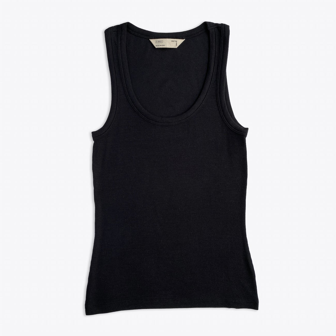 Tank Top | Essential Rib | Black