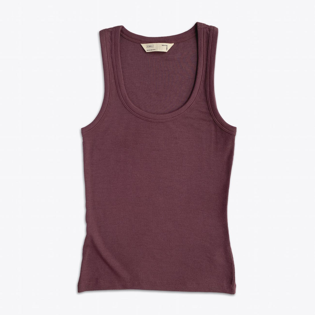 Tank Top | Essential Rib | Cordovan Red