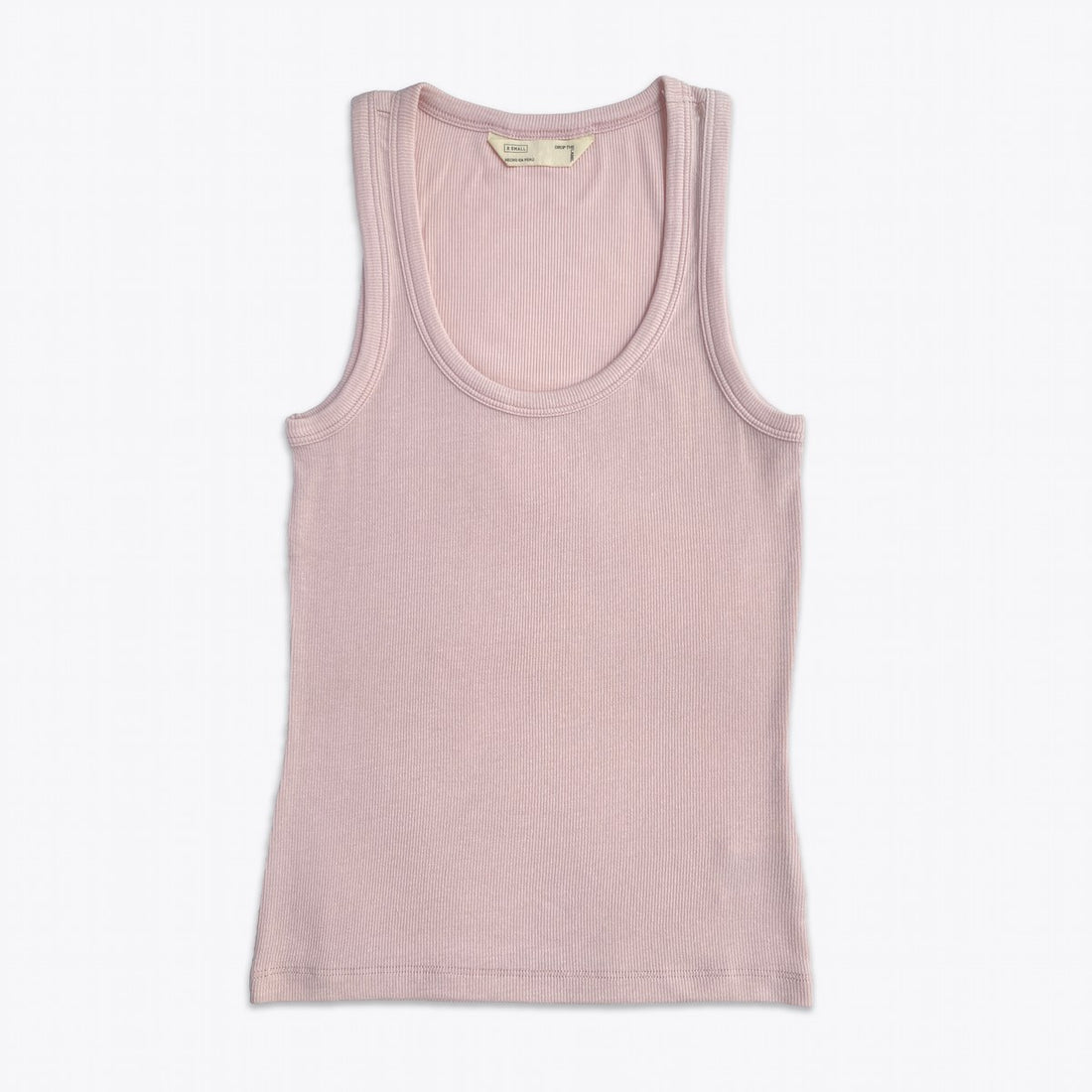 Tank Top | Essential Rib | Pale Pink