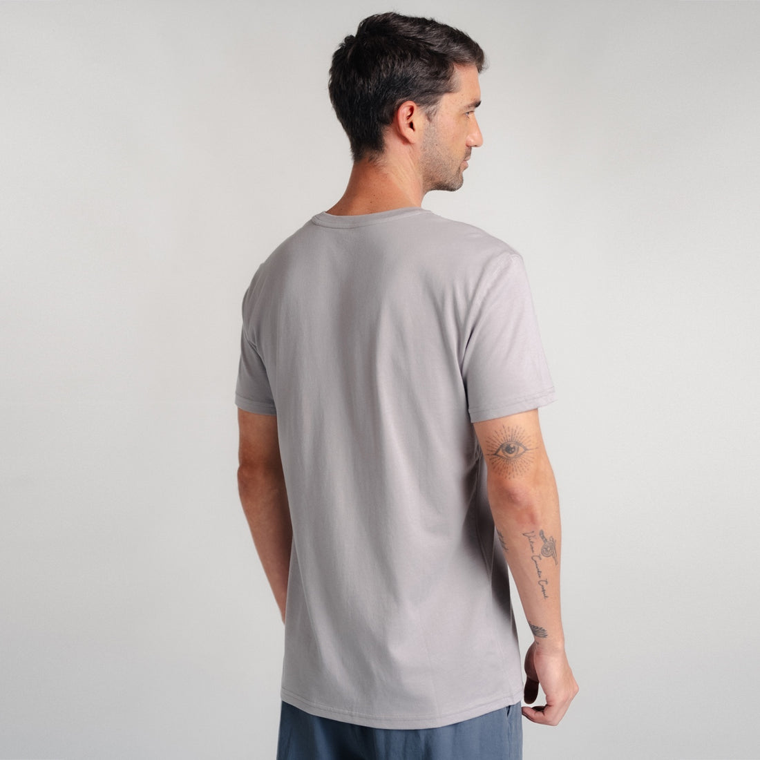 Polo gris hombre