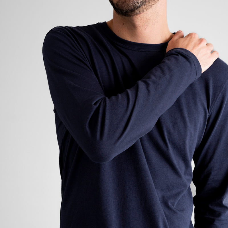 Long Sleeve | Pima Original | Midnight Blue