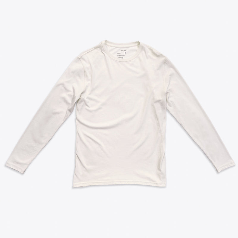 Long Sleeve | Pima Original | Chalk White