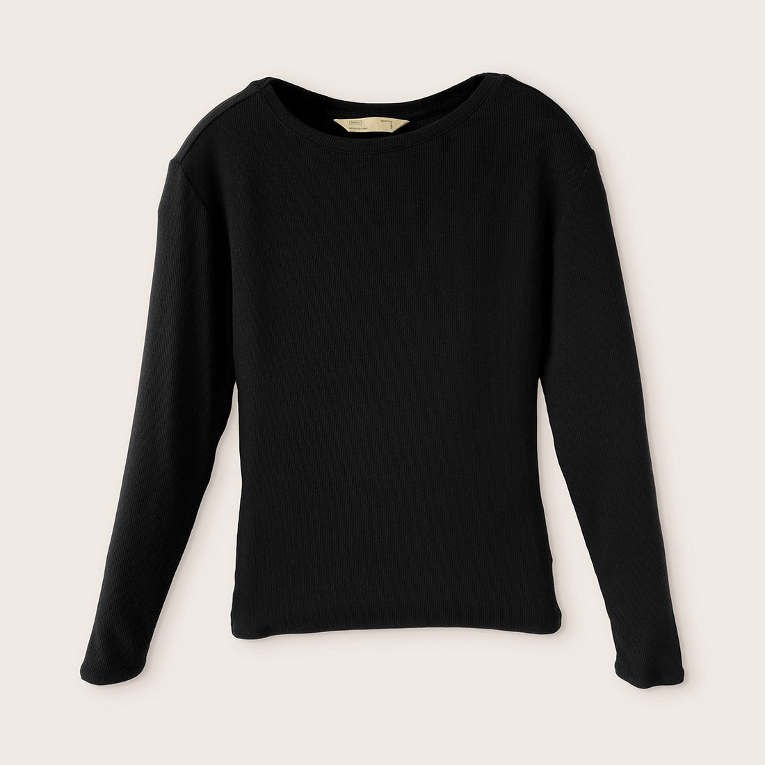 Long Sleeve | Essential Rib | Black