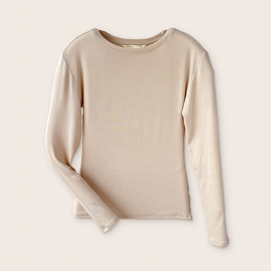 Long Sleeve | Essential Rib | Sand