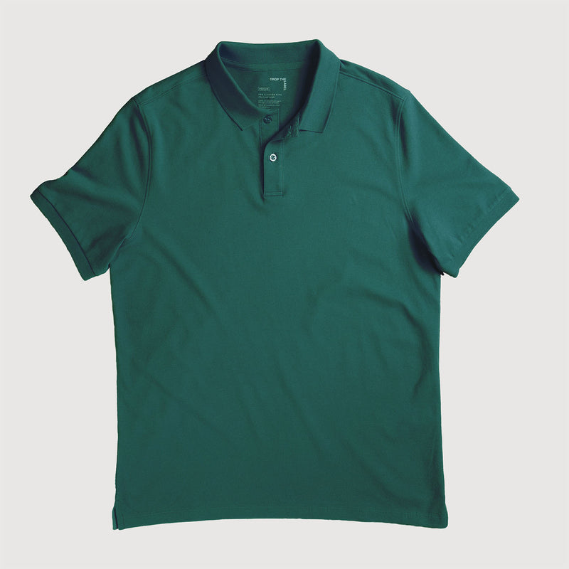 Polo Shirt | Pima Piqué | Emerald Cove