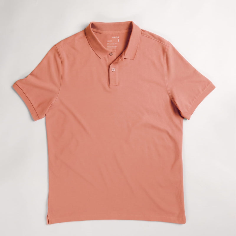 Polo Shirt | Pima Piqué | Pink Sand