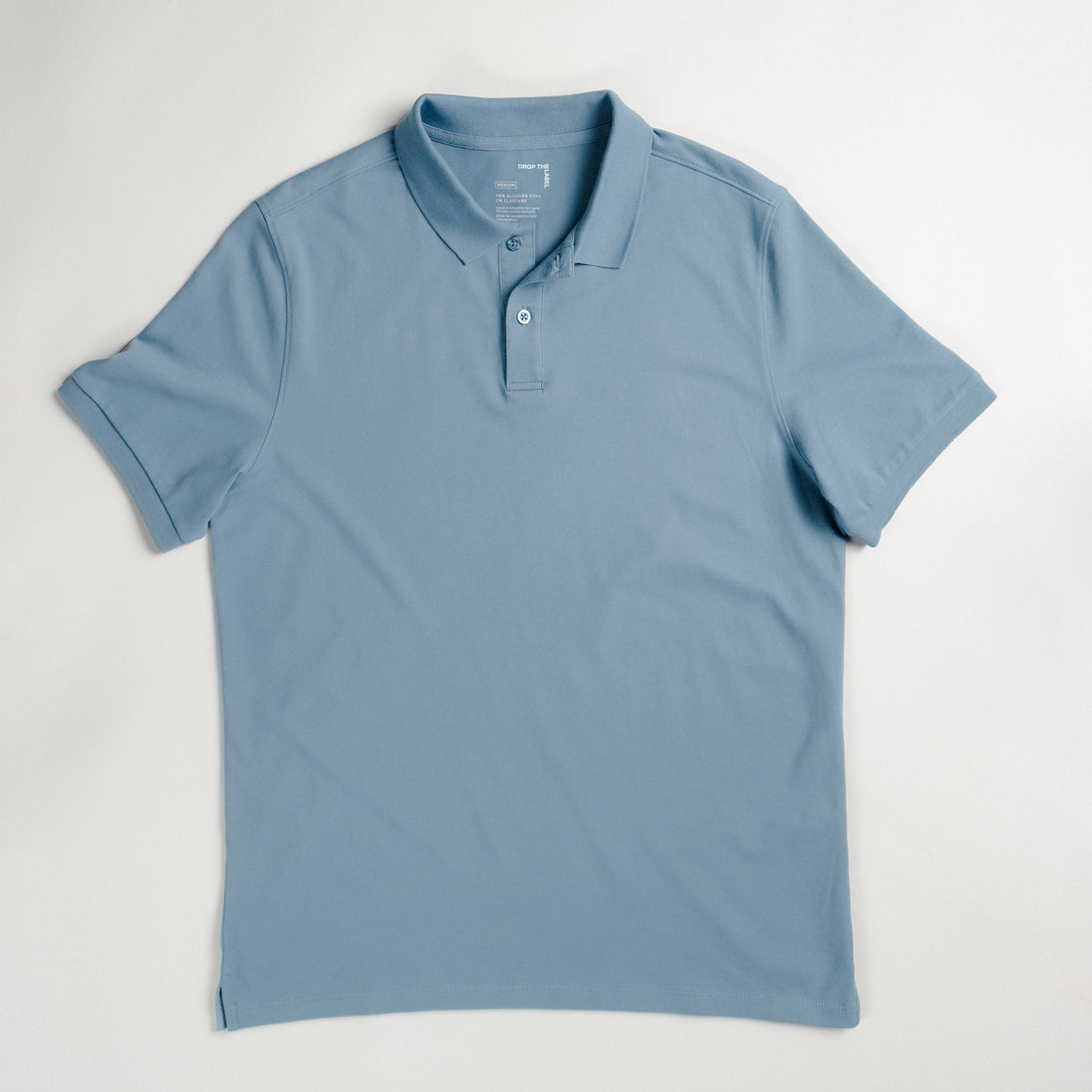 Polo Shirt | Pima Piqué | Smoke Blue