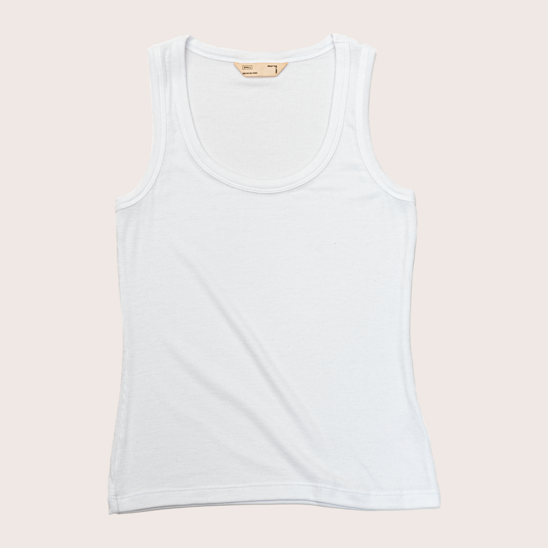 Tank Top | Essential Rib | White
