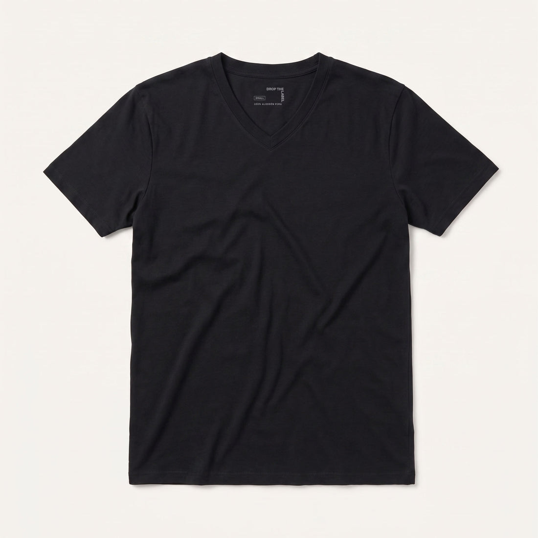 polo cuello v pima negro lima peru